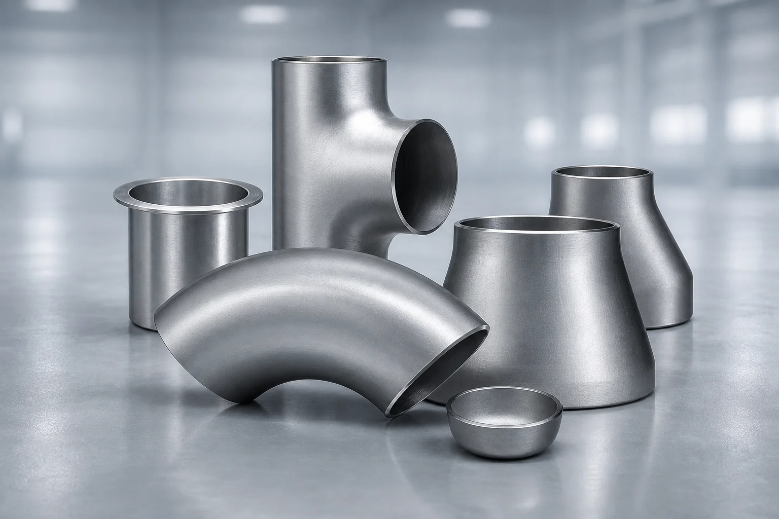 Industrial carbon-steel butt-weld fittings