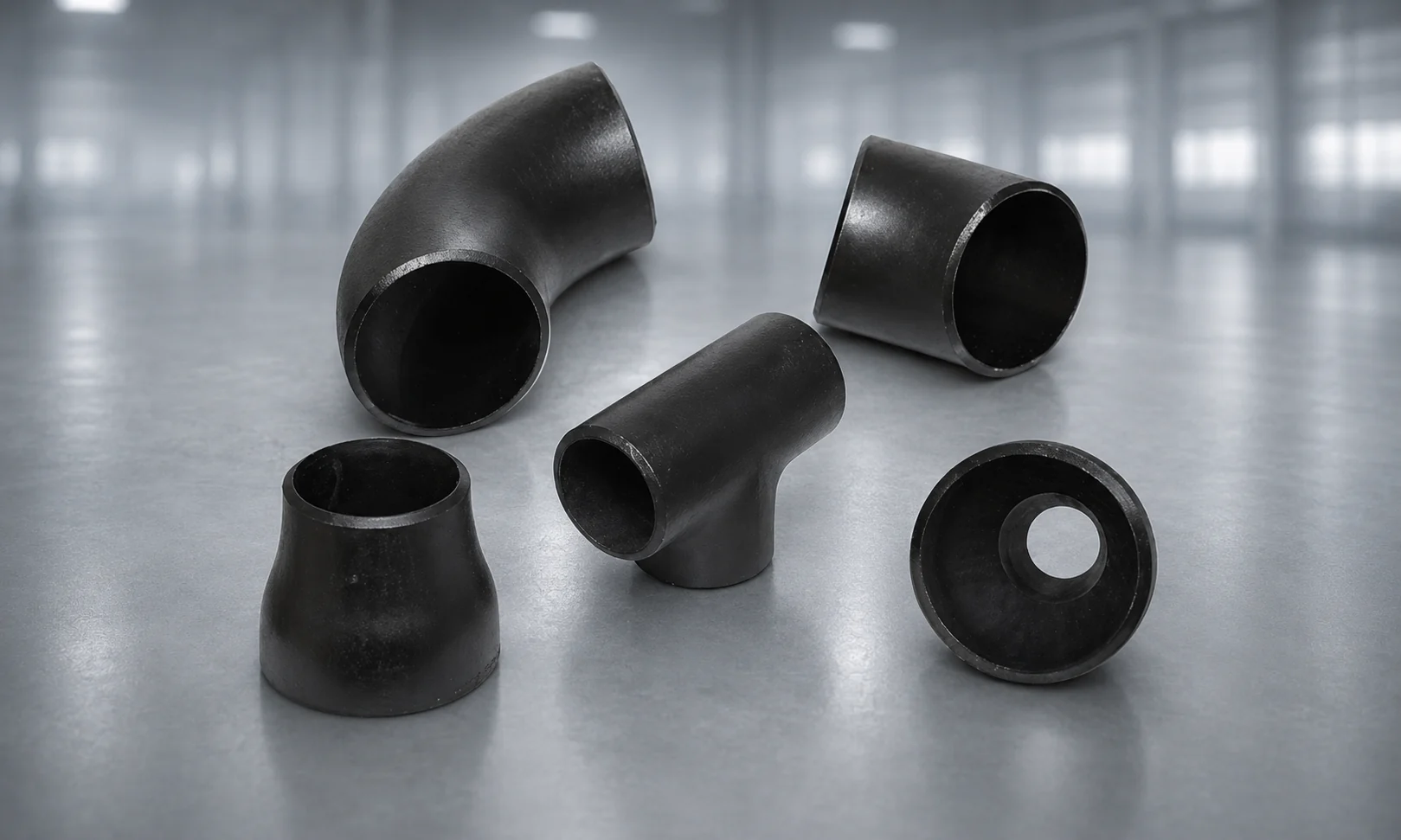 Enhanced collection of carbon-steel elbows, tee and reducers